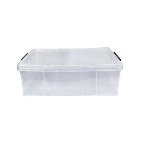 Aufbewahrungsbox Transparent Stapelbar 50L – 58,5x43x19,5cm mit Deckel