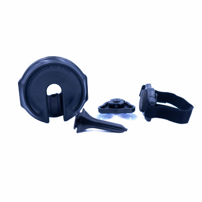 Outdoor Weinglashalter 3-in-1 – Erdspiess, Saugnapf & Gurt