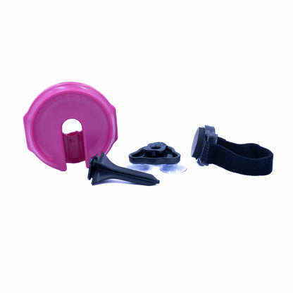 Outdoor Weinglashalter 3-in-1 – Erdspiess, Saugnapf & Gurt