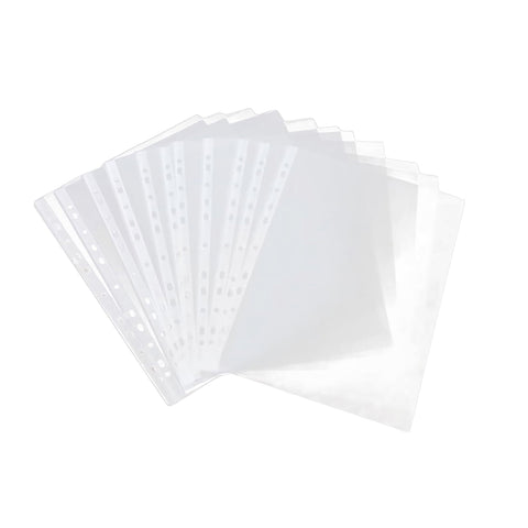 Klarsichtmappe 10er Pack – Transparent, Für Büro, Schule & Zuhause