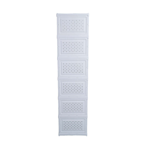 Schuhboxen 6er-Set – Stapelbar & Platzsparend