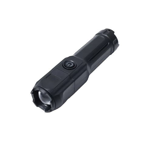 Camping Power Torch LED Taschenlampe – 3 Stufen, Zoom & USB-Aufladbar
