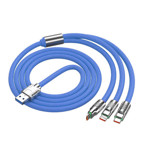 NovaCharge - 3-in-1 Multi-Charger Cable - Power Up All Devices Fast ⚡🔋