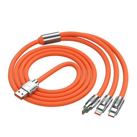 NovaCharge - 3-in-1 Multi-Charger Cable - Power Up All Devices Fast ⚡🔋