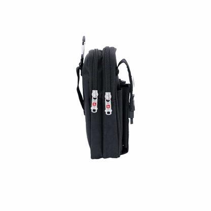 Swiss Multifunktionale Gürteltasche – Mehrere Fächer & 10x4x18cm