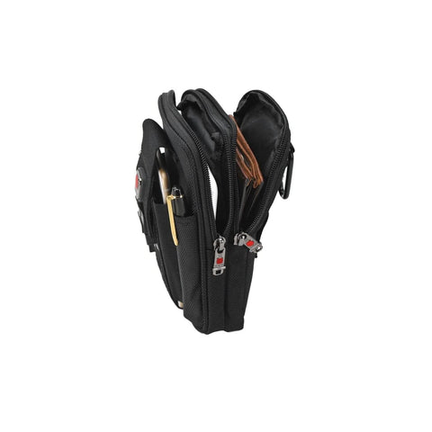Swiss Multifunktionale Gürteltasche – Mehrere Fächer & 10x4x18cm