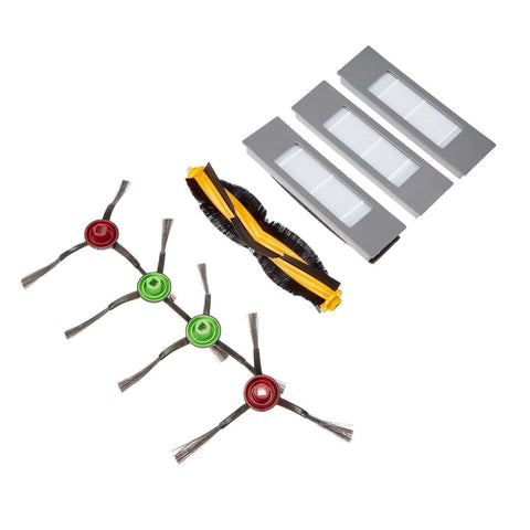 Ersatzteile-Set für Ecovacs Deebot Ozmo 920/950 & T8 – Hauptbürste, Seitenbürsten & Filter