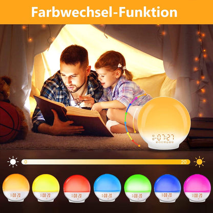 Wake Up Tageslichtlampe – Farbwechsel, App-Steuerung, Radio & Weckerfunktion
