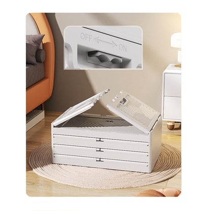 Stapelbare Aufbewahrungsbox mit Türen – 2er Set, 82x69,5x45,5cm