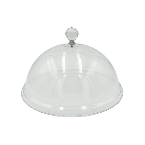 Bambustablett mit Haube & Schieferplatte – Ø 24cm, Für Käseplatte & Desserts