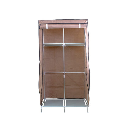 Stoffschrank – 85x43x166cm, Viele Fächer & Einfache Montage