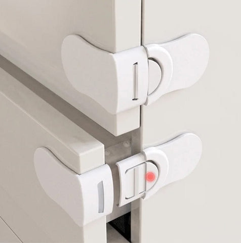 Schrank & Schubladensicherung – 3er Set, Kindersicherung Einfach Installierbar
