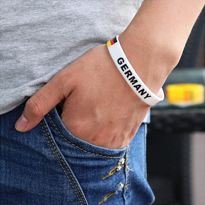 Silikon Fan-Armband Deutschland – Verstellbar & Für Fussballfans