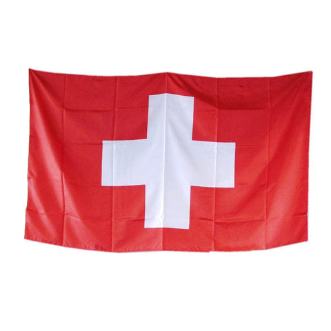 Fan-Flagge Schweiz – 152x89cm, Innen & Aussen, Langlebig