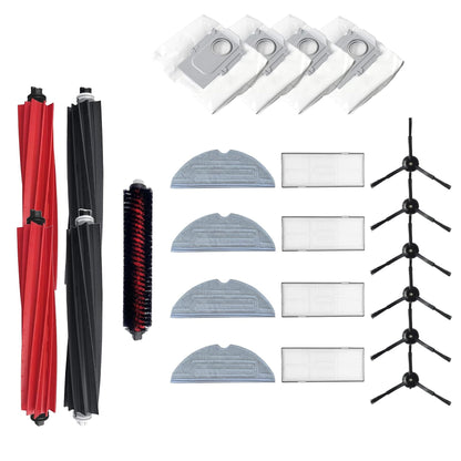 Zubehörset für Roborock S8 Pro Ultra – 23-teilig mit Bürsten, Filter, Mopps & Mehr