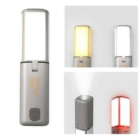 Auffaltbare LED Campinglampe (Wasserabweisend inkl. Akkus)