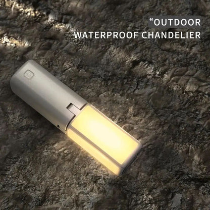 Auffaltbare LED Campinglampe (Wasserabweisend inkl. Akkus)