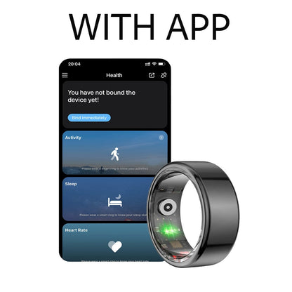 Smart Ring – Herzfrequenz, Blutsauerstoff & App für iPhone & Android