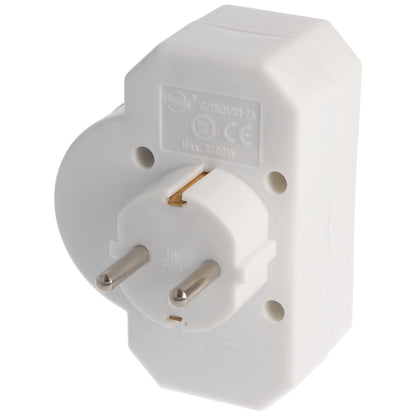 Multistecker 3-in-1 – 2x CH & 1x Schuko (DE), Für Zuhause & Büro