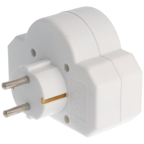 Multistecker 3-in-1 – 2x CH & 1x Schuko (DE), Für Zuhause & Büro
