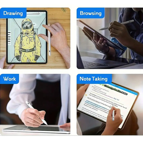 Magnetischer iPad-Stift – Bluetooth, Magnetisches Laden & Inkl. Ersatzaufsatz