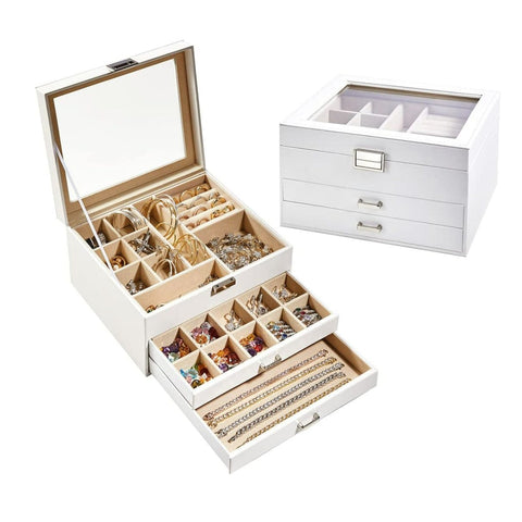 Schmuckkasten Classic aus Kunstleder