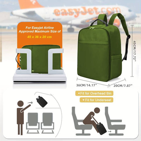 Easyjet Reiserucksack – Handgepäck 45 x 36 x 20 cm