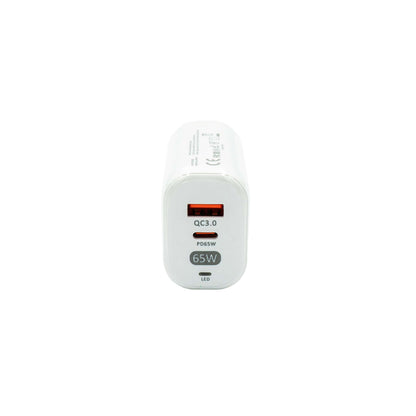 Super Fast Wall Charger 65W – USB-C 45W & USB-A 15W Schnellladegerät