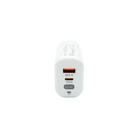 Super Fast Wall Charger 65W – USB-C 45W & USB-A 15W Schnellladegerät