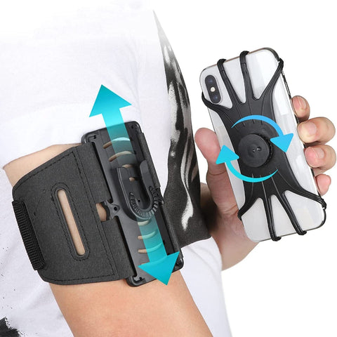 Sport Smartphone Armband – Universell, Schnellverschluss & Für Ober- & Unterarm