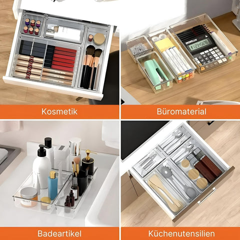 Schubladen-Organizer-Set – 25-teilig mit 4 Grössen