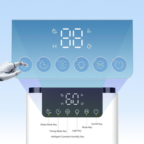 Elektrischer Luftentfeuchter mit Wassertank – 60W, bis 29 m²