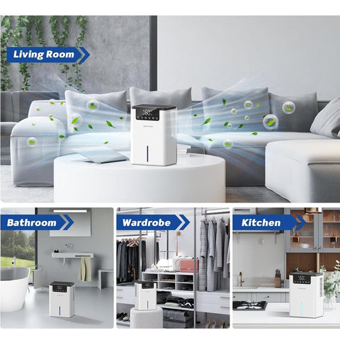 Elektrischer Luftentfeuchter mit Wassertank – 60W, bis 29 m²