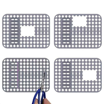 Silikon Spülenmatte 40x29cm – Hitzebeständig, Noppenstruktur & Zuschneidbar
