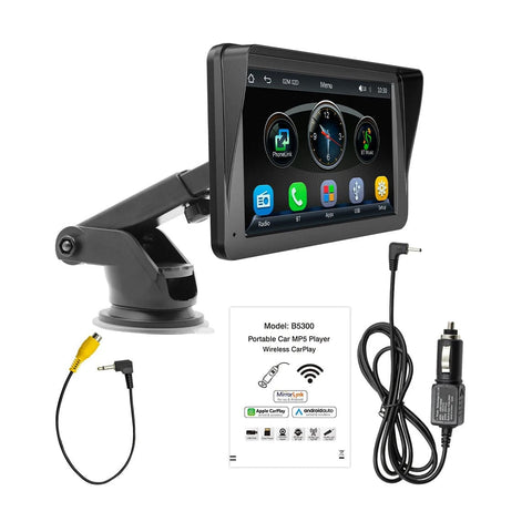 Auto Carplay Wireless Player 7,1 Zoll – Bluetooth, iPhone & Android, Inkl. Halterung