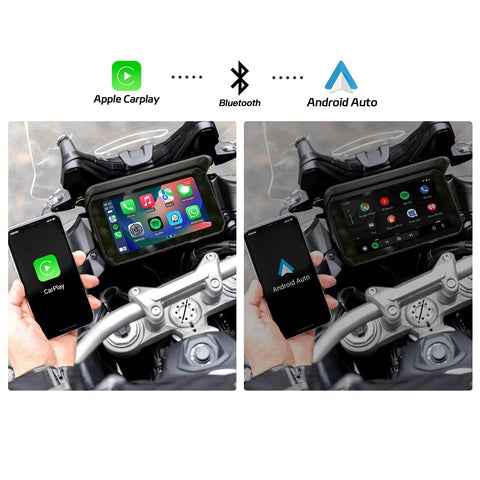 Motorrad Carplay Wireless Player 6,3 Zoll – Wetterfest, iPhone & Android