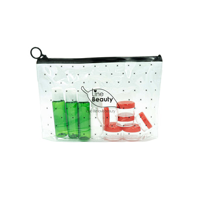 Reiseflaschen-Set 200ml – 7-teilig, Auslaufsicher Für Shampoo, Duschgel & Co.
