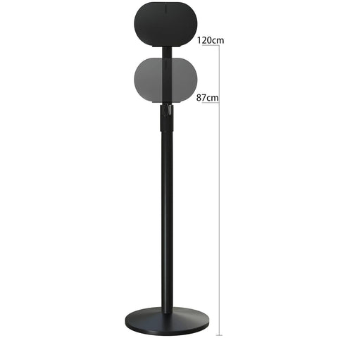 Standfuss für Sonos Era 300 – 2er Pack, aus Stahl & Aluminium, verstellbar bis 82 cm