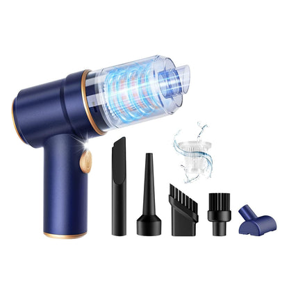 Mini Handstaubsauger kabellos – 120W mit 5 Aufsätzen