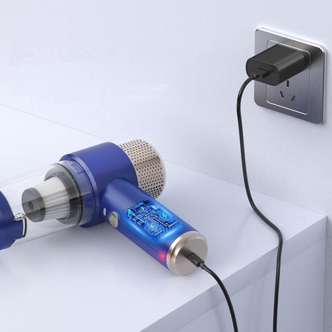 Mini Handstaubsauger kabellos – 120W mit 5 Aufsätzen