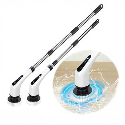 Elektrischer Spin Scrub – 9 Aufsätze & 2 Verlängerungsstäbe
