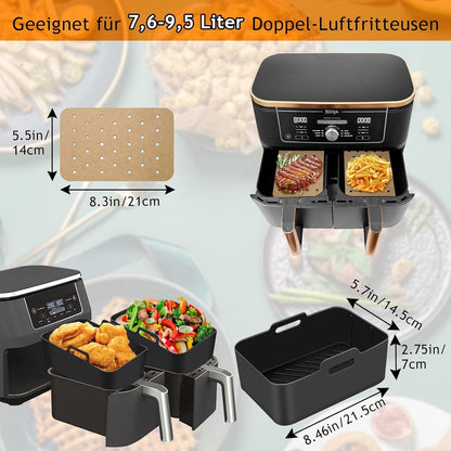 Airfryer Zubehör-Set – mit Formen & Grillzange