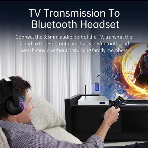 Bluetooth 5.3 Adapter für Flugzeug – kabellos Kopfhörer nutzen