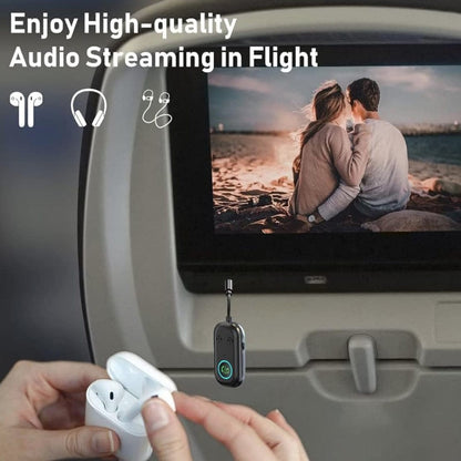 Bluetooth 5.3 Adapter für Flugzeug – kabellos Kopfhörer nutzen