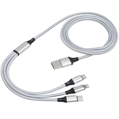 Charge Distance Ladekabel 3-in-1 – USB-C, Micro-USB & Lightning, 120 cm
