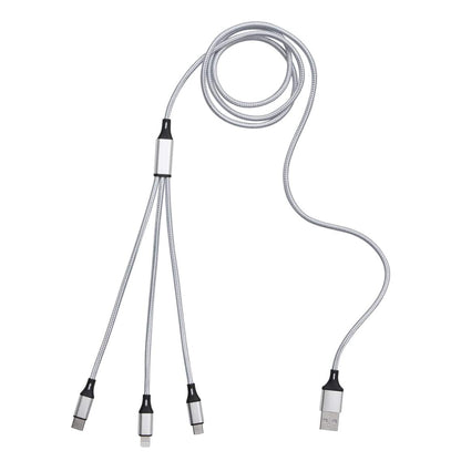 Charge Distance Ladekabel 3-in-1 – USB-C, Micro-USB & Lightning, 120 cm