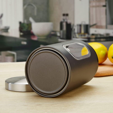 Kaffeedose – 17 cm, luftdicht für frisches Kaffeepulver & Bohnen