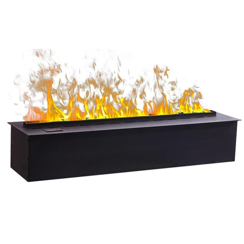 Elektrokamin 3D – 124 cm, realistisches Flammenbild & Fernbedienung