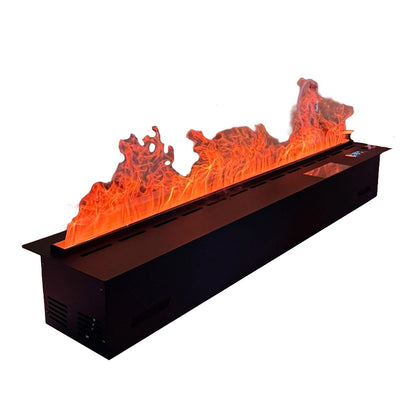 Elektrokamin 3D – 124 cm, realistisches Flammenbild & Fernbedienung