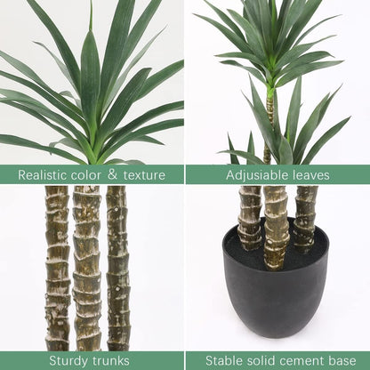 Künstliche Yucca Palme – 160 cm, pflegeleicht & realistisch
